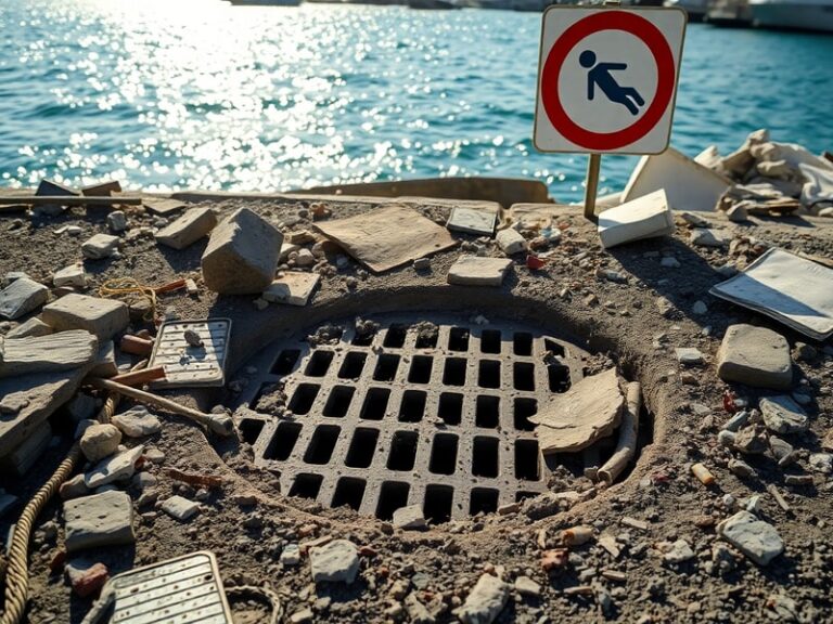 Malta Balluta Bay closed to swimmers after construction waste blocks sewer