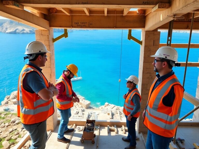 Malta Works at Għar Lapsi 'at an advanced stage', safety a 'top priority'
