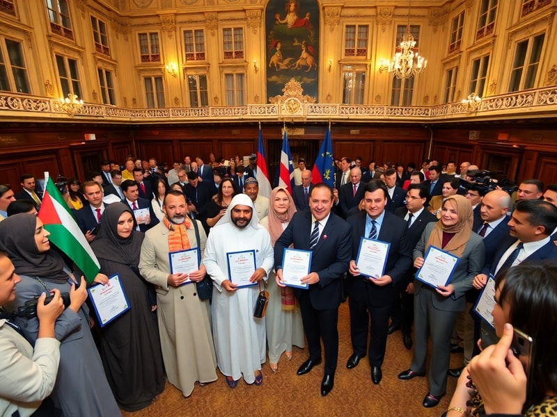 Malta Paris awards honorary citizenship to Palestinian civilians, journalists