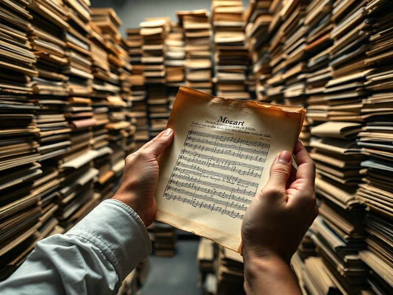 Malta French curator unearths rare Mozart treasure among anonymous manuscripts
