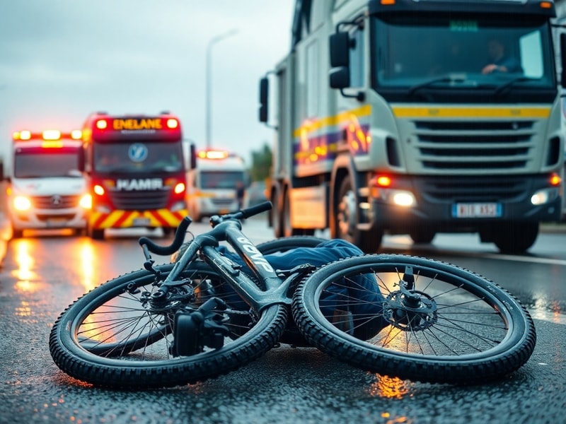 Malta Cyclist seriously injured in crash with a truck