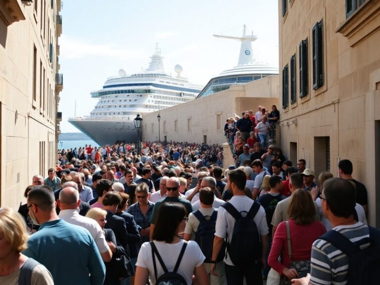 Malta ‘Neverending queues’ for Barrakka lift as two cruise liners docked in Valletta