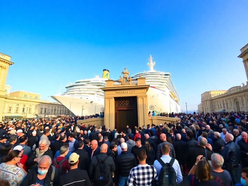 Malta ‘Neverending queues’ for Barrakka lift as two cruise liners docked in Valletta
