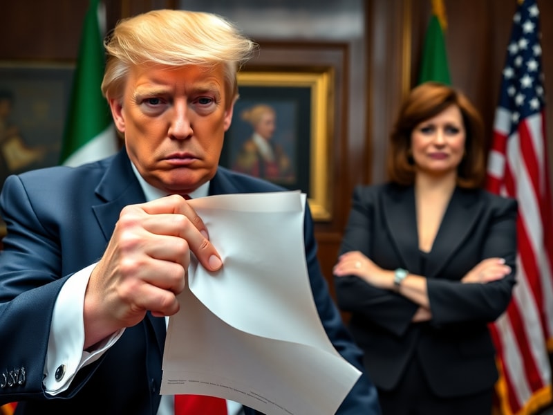Malta Trump's claim that Meloni 'begged' for a photo sparks diplomatic crisis