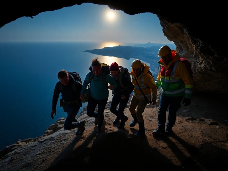 Malta Three hikers rescued after becoming stranded near Ġnejna cave
