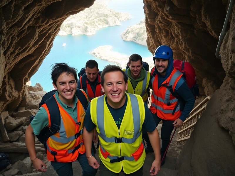 Malta Three hikers rescued after becoming stranded near Ġnejna cave