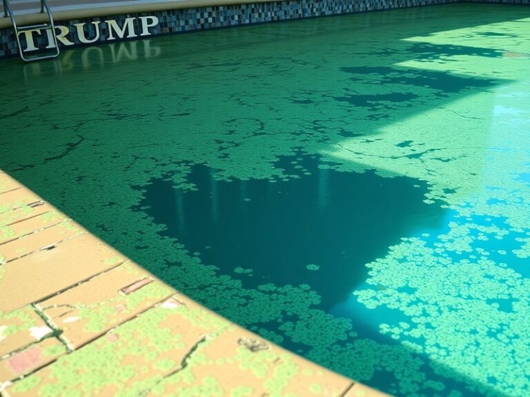 Malta Algae and peeling paint muddy Trump's pool vision