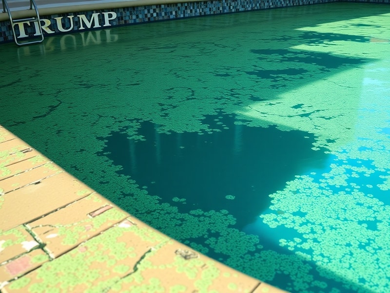 Malta Algae and peeling paint muddy Trump's pool vision