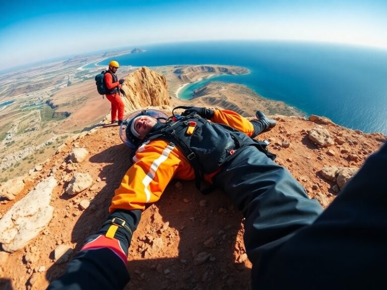 Malta Paraglider injured at Dingli Cliffs