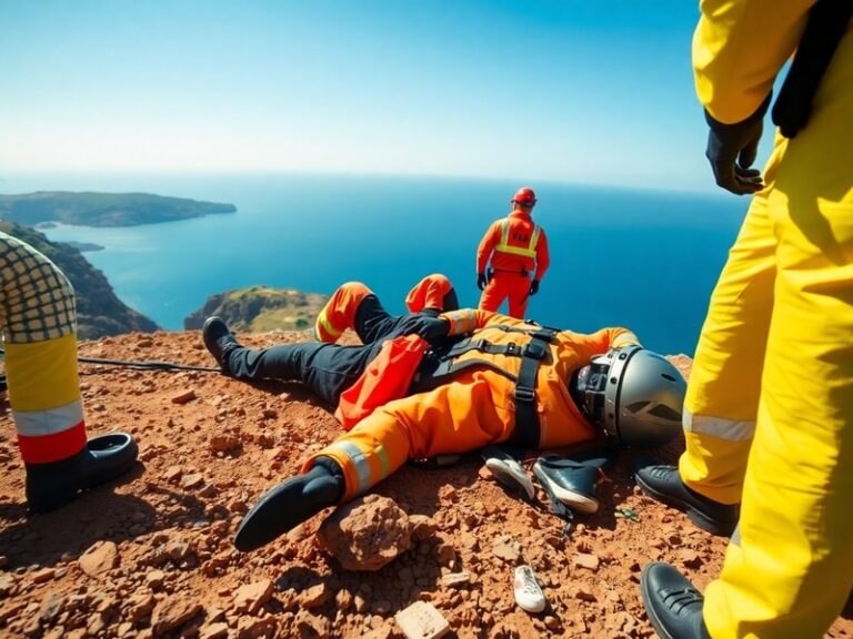 Malta Paraglider injured at Dingli Cliffs