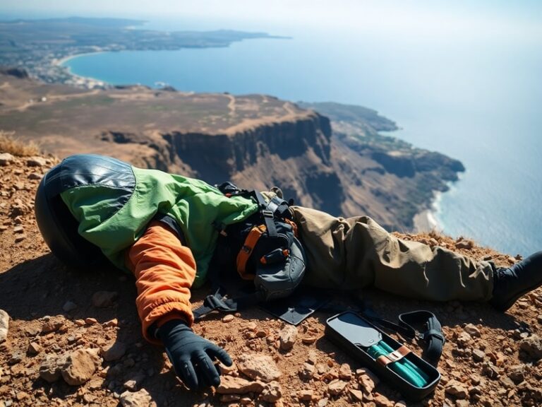 Malta Paraglider injured at Dingli Cliffs