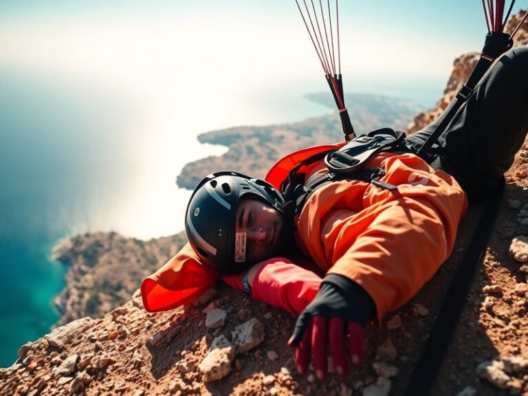 Malta Paraglider injured at Dingli Cliffs