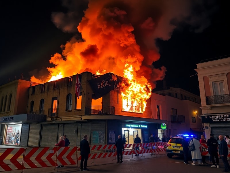 Malta Fire breaks out at former Paceville nightclub