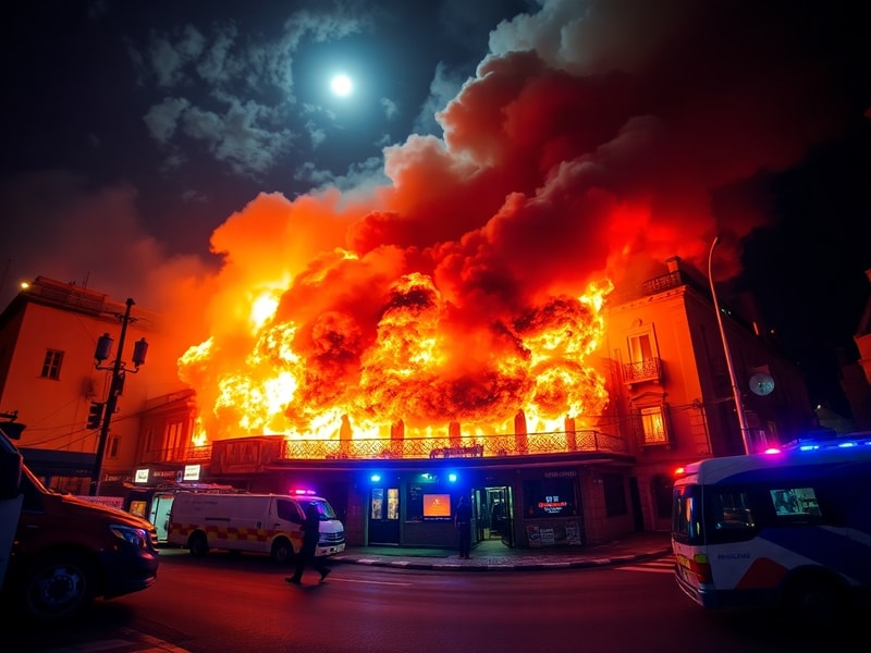 Malta Fire breaks out at former Paceville nightclub