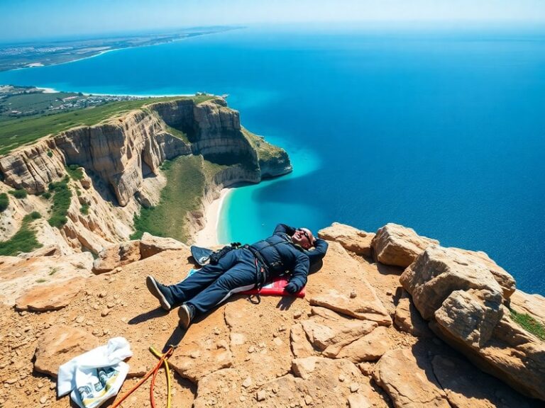Malta Paraglider injured at Dingli Cliffs