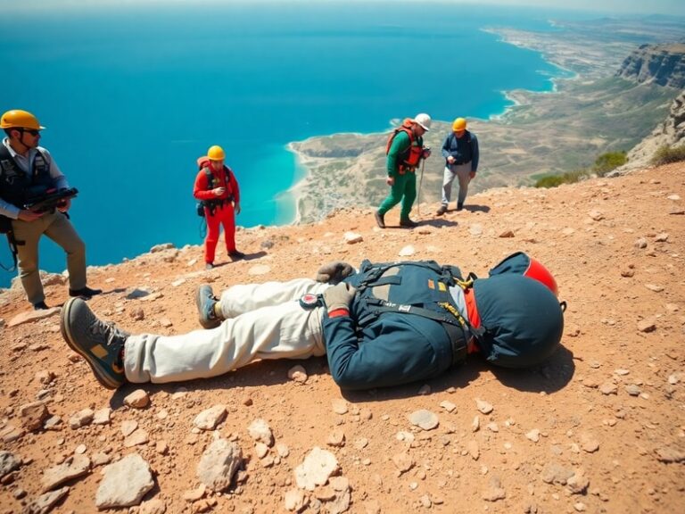 Malta Paraglider injured at Dingli Cliffs