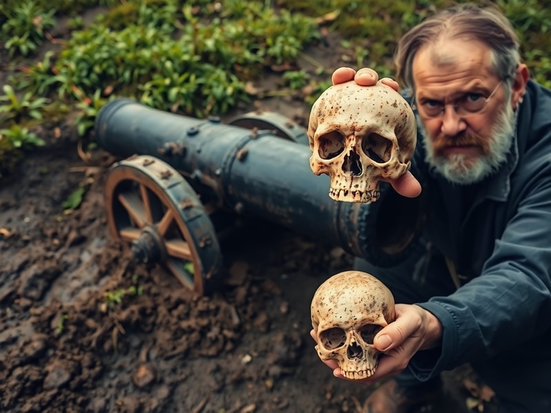 Malta Buried cannons and a gruesome discovery