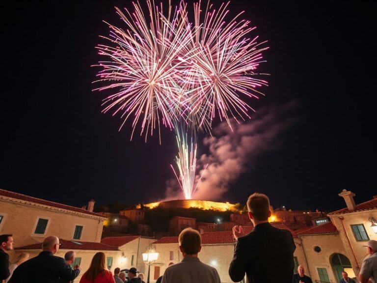 Malta Mqabba fireworks enthusiasts say they set new record with 90-metre display