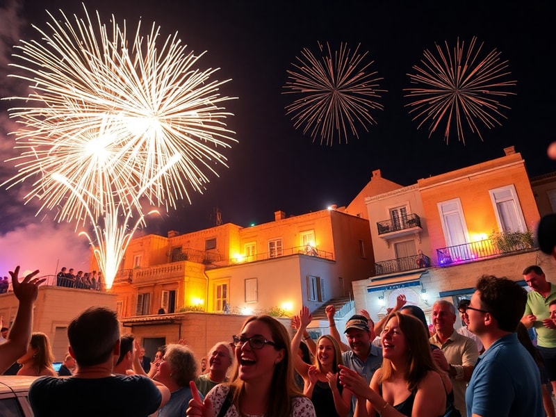 Malta Mqabba fireworks enthusiasts say they set new record with 90-metre display
