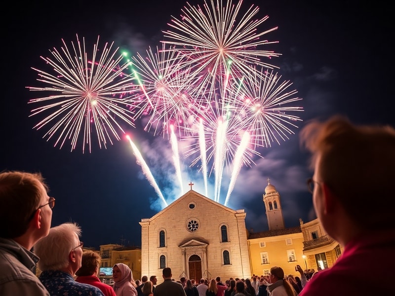 Malta Mqabba fireworks enthusiasts say they set new record with 90-metre display