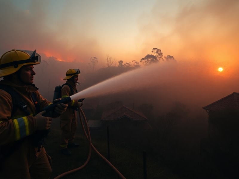 Malta Firefighters put out large blaze near Victoria