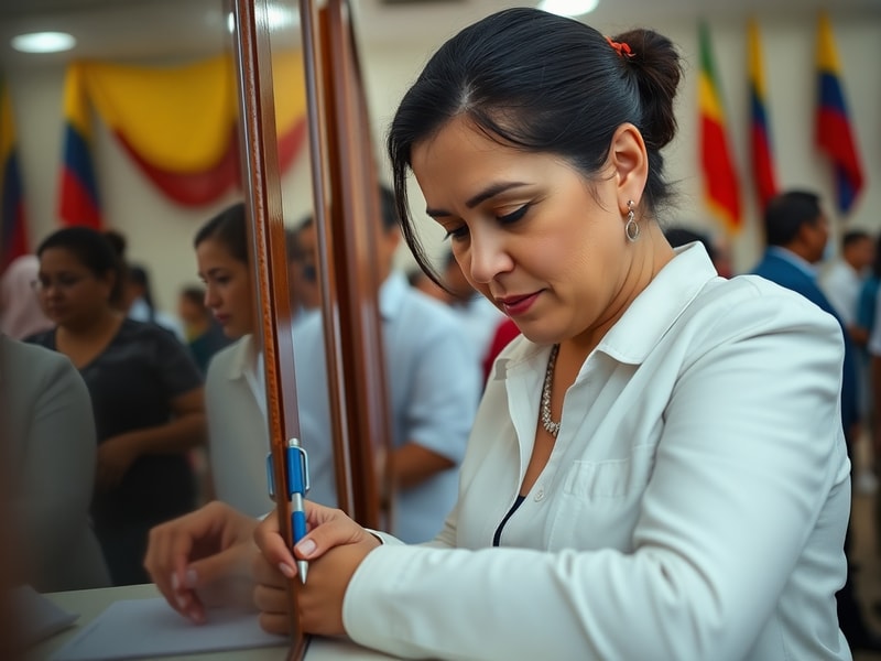 Malta Colombians vote in presidential runoff