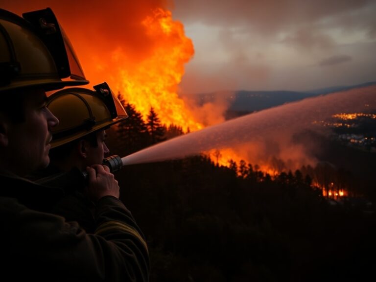Malta Firefighters put out large blaze near Victoria