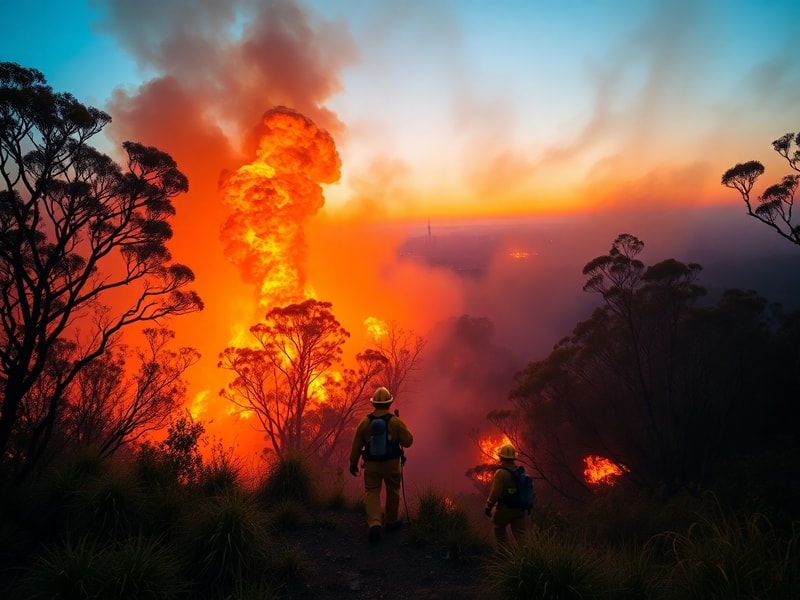 Malta Firefighters put out large blaze near Victoria