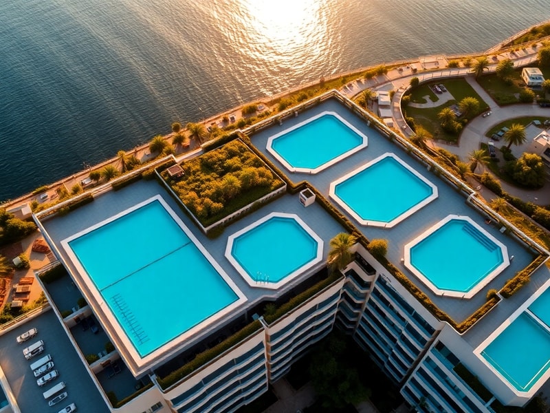 Malta Portelli files plans for 30-apartment Xemxija block with six rooftop pools