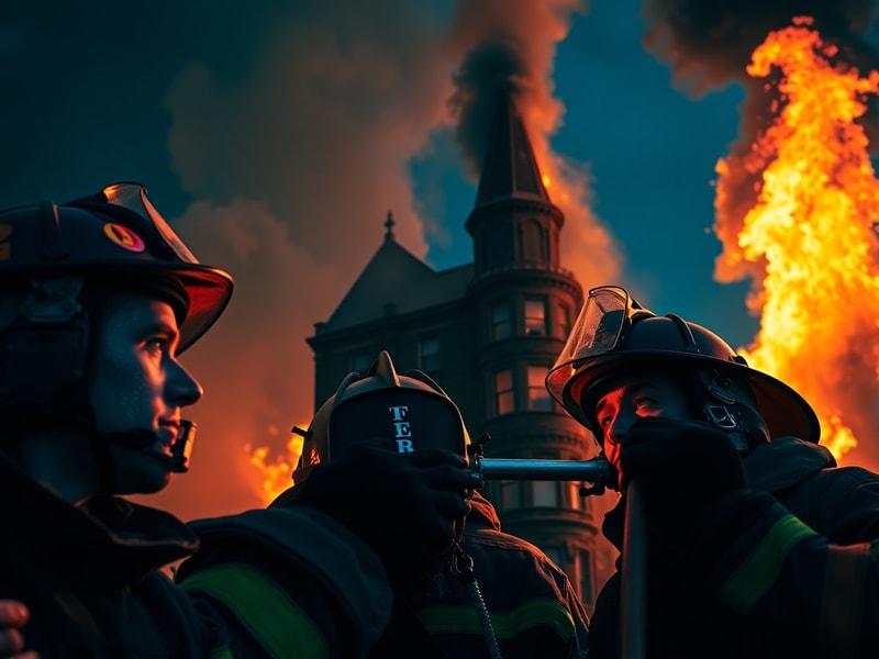 Malta Firefighters put out large blaze near Victoria