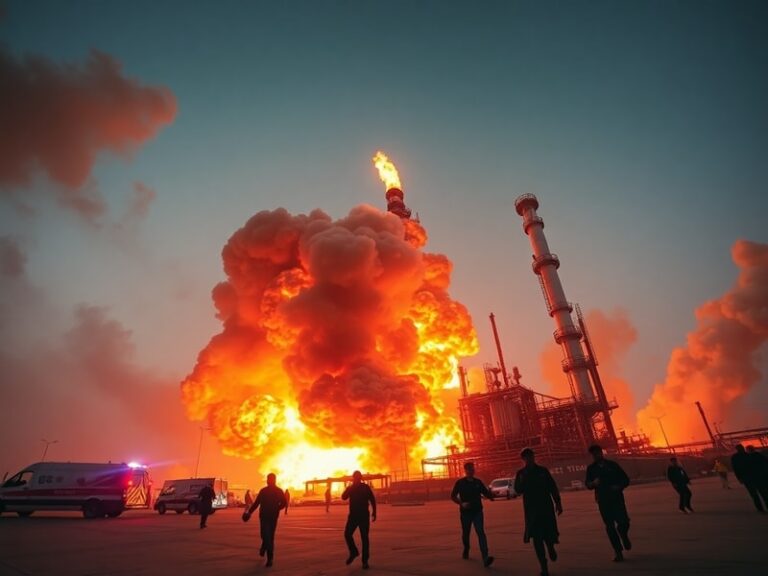 Malta Explosion at Qatar's Ras Laffan LNG hub injures 54, leaves 18 missing