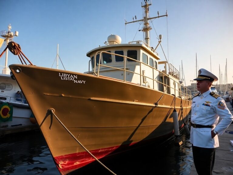 Malta Libyan coastguard patrol boat repaired in Malta