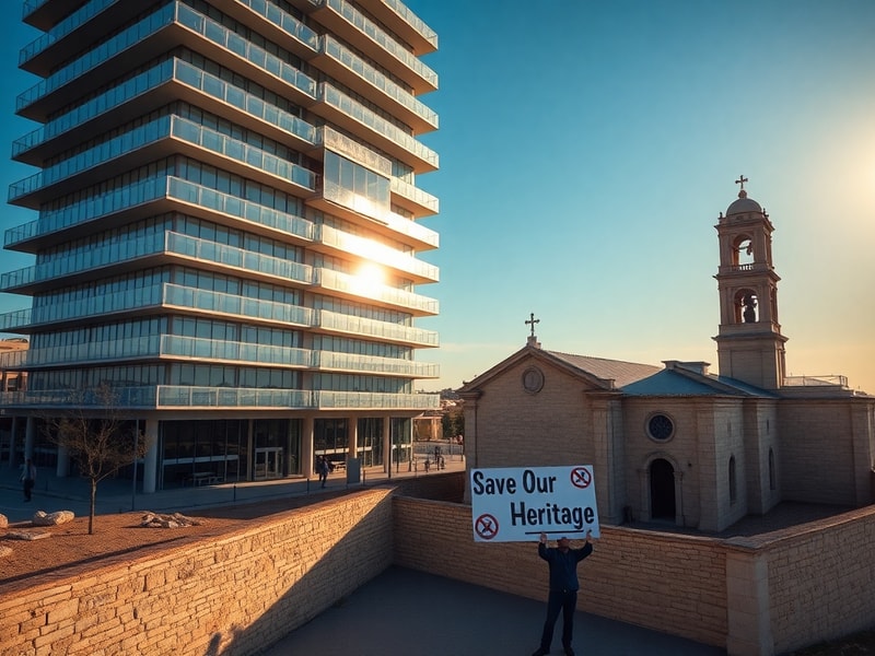Malta Seven-floor block proposed near San Ġwann church