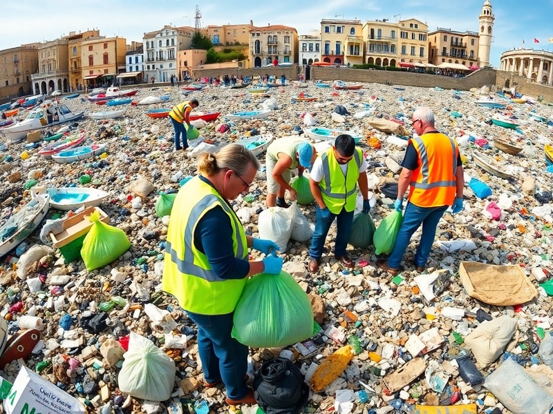 Malta Almost 450kg of waste collected in Marsaxlokk clean-up