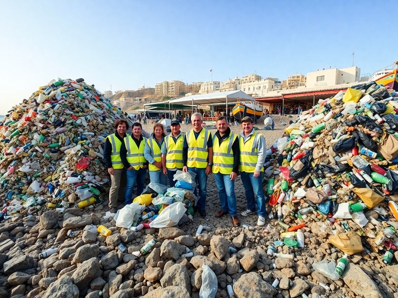Malta Almost 450kg of waste collected in Marsaxlokk clean-up