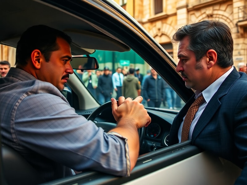 Malta Munxar driver accused of threatening to run over another man