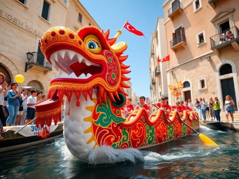 Malta Chinese Dragon Boat Festival brings colour, friendship to Vittoriosa