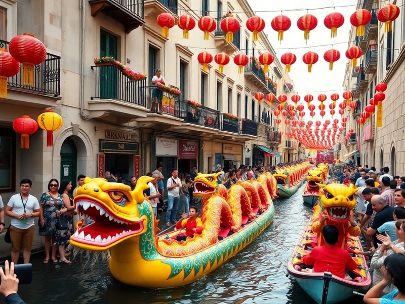 Malta Chinese Dragon Boat Festival brings colour, friendship to Vittoriosa