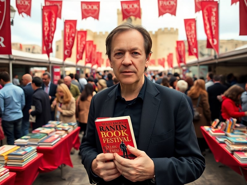 Malta Crime author Ian Rankin is the international guest of the Malta Book Festival