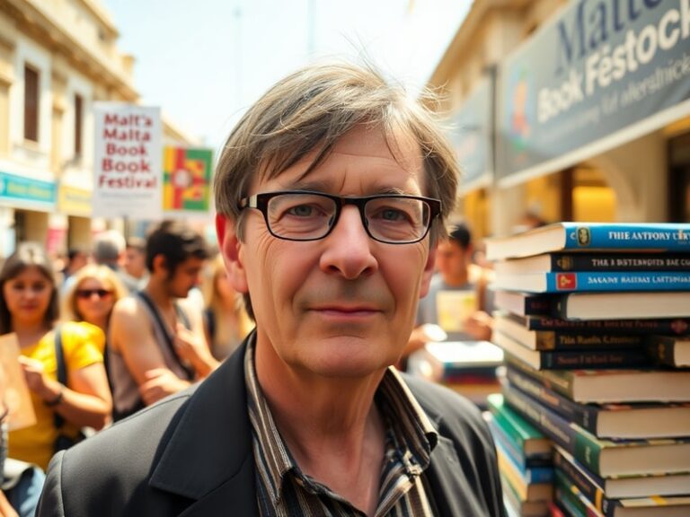 Malta Crime author Ian Rankin is the international guest of the Malta Book Festival