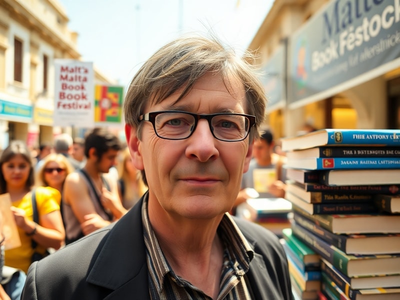 Malta Crime author Ian Rankin is the international guest of the Malta Book Festival