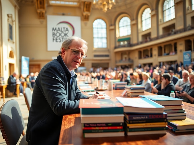 Malta Crime author Ian Rankin is the international guest of the Malta Book Festival