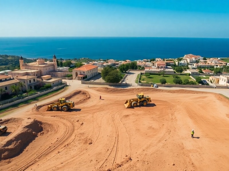 Malta Works underway on 25,000 square metre open space in Ħal Għaxaq
