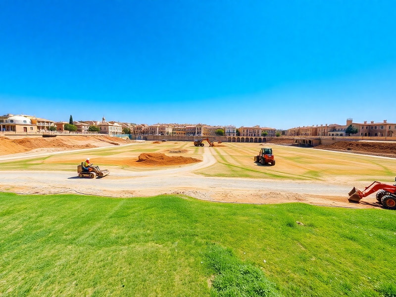 Malta Works underway on 25,000 square metre open space in Ħal Għaxaq