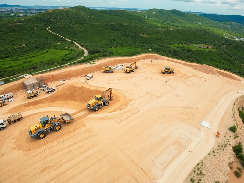 Malta Works underway on 25,000 square metre open space in Ħal Għaxaq