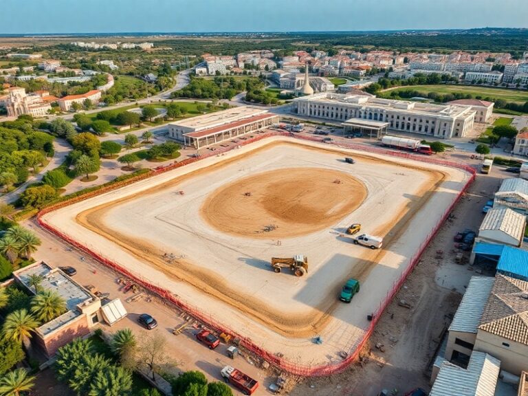 Malta Works underway on 25,000 square metre open space in Ħal Għaxaq