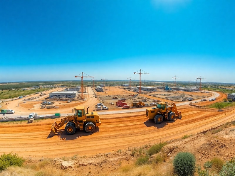 Malta Works underway on 25,000 square metre open space in Ħal Għaxaq