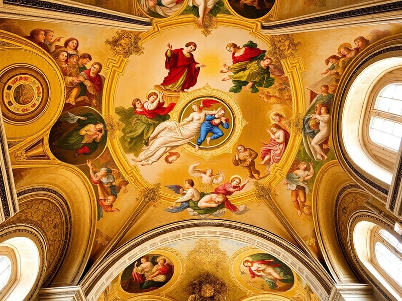 Malta Lazzaro Pisani’s Nadur basilica ceiling painting restored