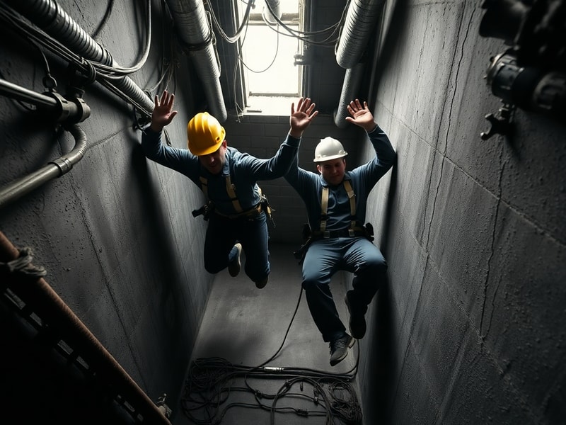 Malta Two workers fall down apartment block shaft