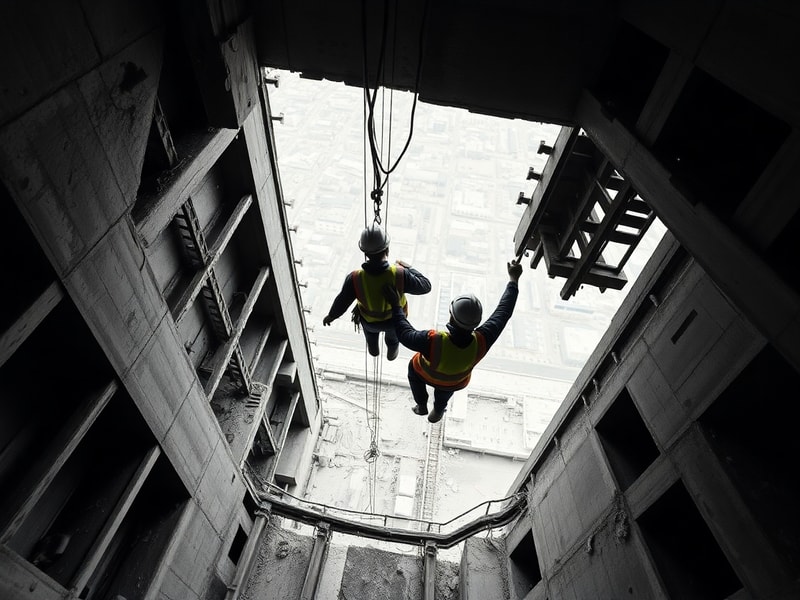 Malta Two workers fall down apartment block shaft